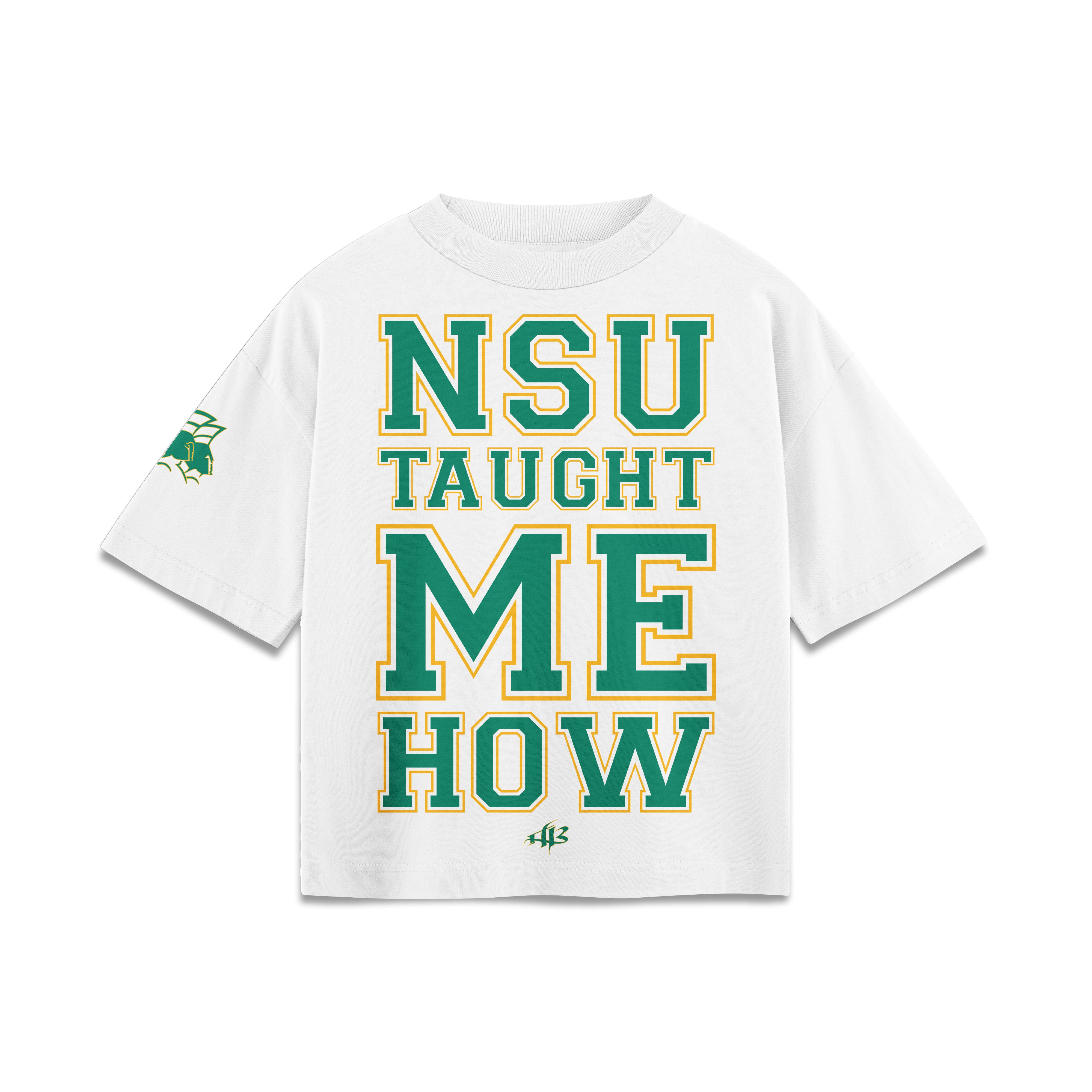 AncientBrand NSU Taught Me How T-Shirt (White)