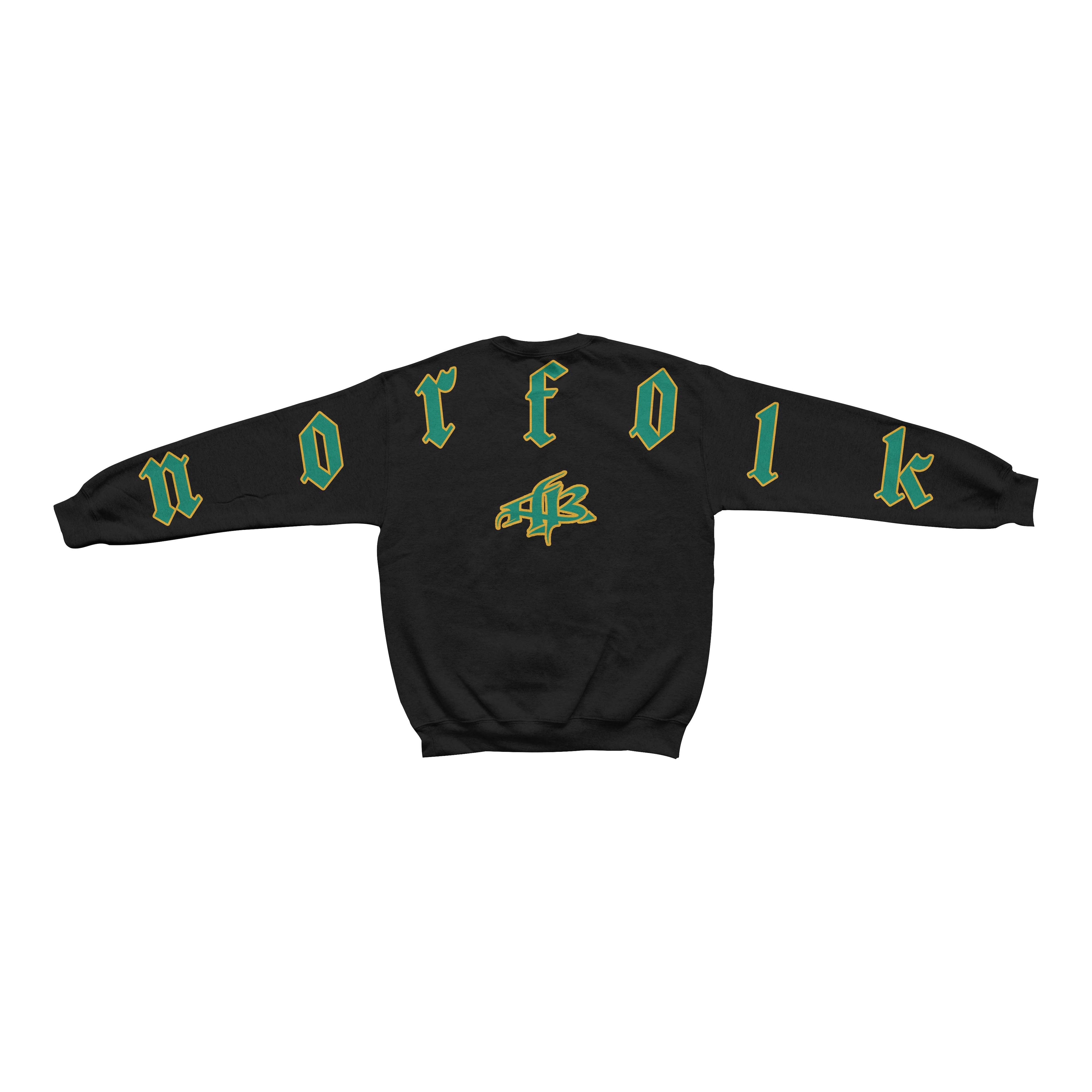 AncientBrand Behold Green and Gold Sweatshirt (Black) Premium