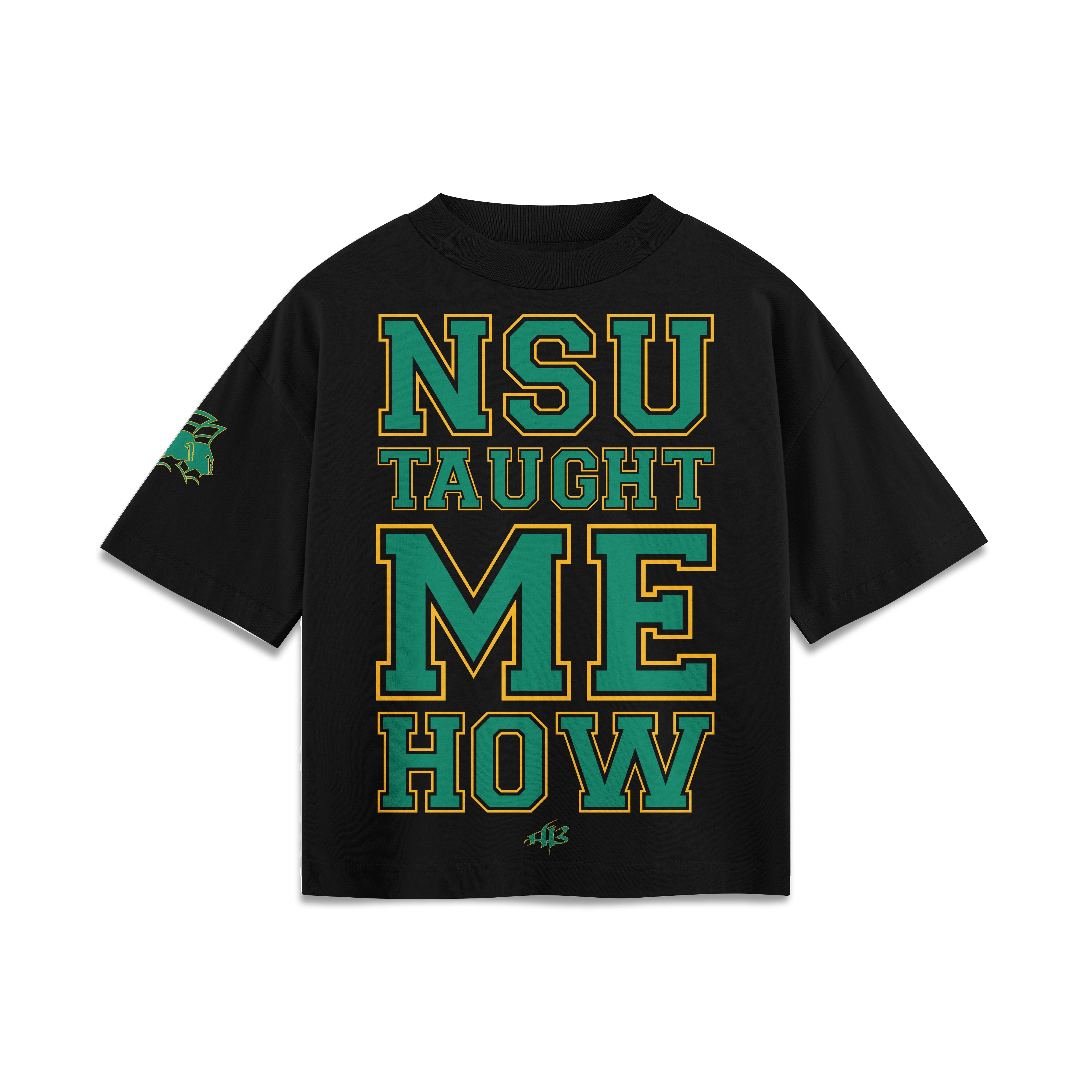 AncientBrand NSU Taught Me How T-Shirt (Black)